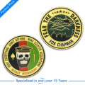 Promotion Enamel Challenge Coin with Gold Plate